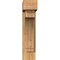 Ekena Millwork Imperial Block Rough Sawn Bracket w/ Offset Brace, Western Red Cedar, 6"W x 18"D x 26"H BKT0604X18X26IMP05RWR - alternate 3